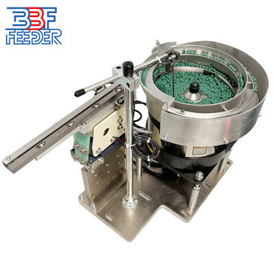Professional Vibratory Parts Bowl Feeder Customized Rubber Washer Conveyor System 