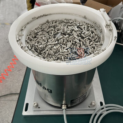 1500 واط جهاز تغذية الوعاء الاهتزازي الجهد 220 فولت 50 هرتز 110 فولت 60 هرتز الحجم 500 ملم × 500 ملم × 400 ملم نظام تغذية المكونات الآلي