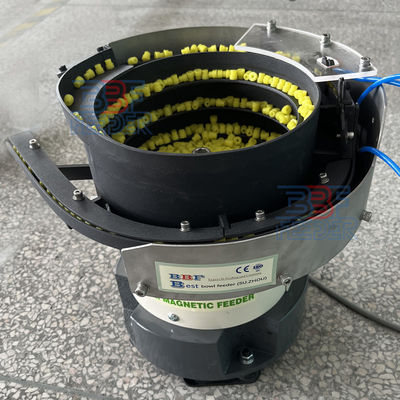 ROHS كأس المسمار تغذية الأتمتة الطاقة 200W المغناطيس الكهربائي الاهتزاز الدائري