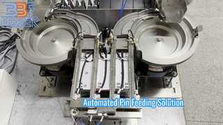 تخصيص التلقائي 304 الفولاذ المقاوم للصدأ موصل كهربائي دبابيس معدنية تهتز السلطانية المغذية